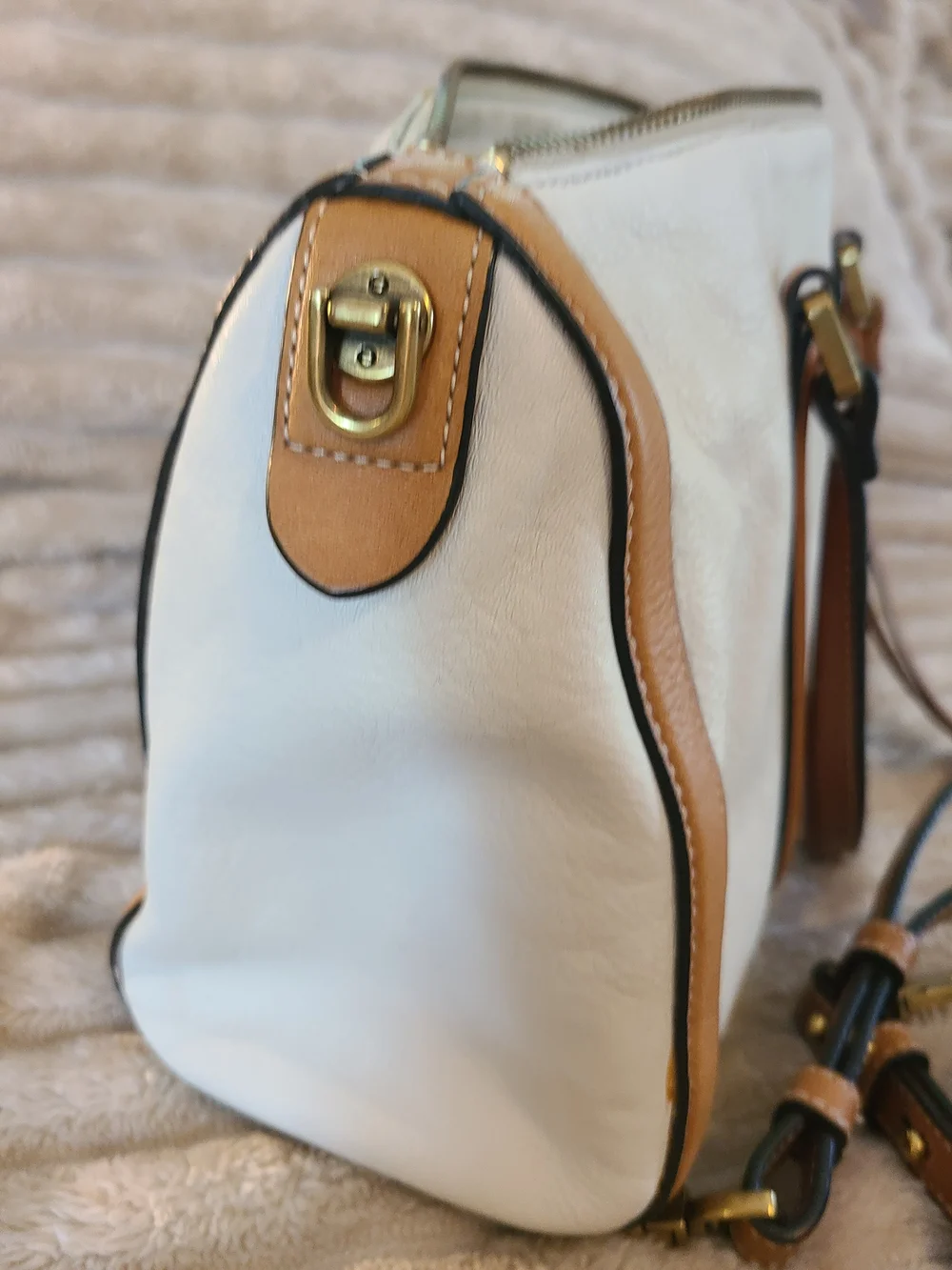 Fossil Kendall Satchel Bag Genuine Leather